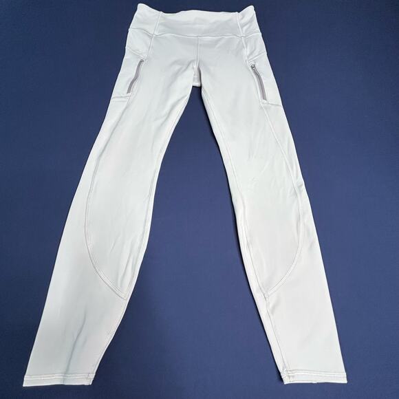 Athleta Women's Size M Rainier Tight Legging Light Gray - Picture 4 of 6